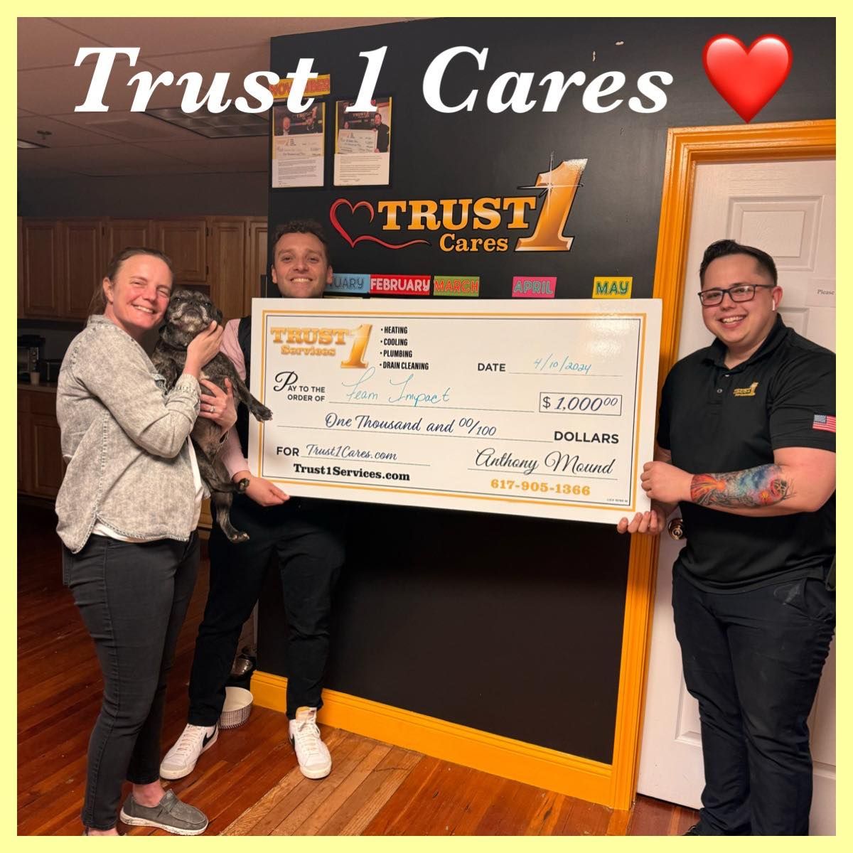 Trust 1 Cares March Winner